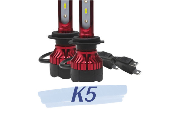 12V 24V 55W ไฟ LED รถยนต์ K5 H1 H3 880 Hb3 9006 H11 H4 PARA Coche Faro